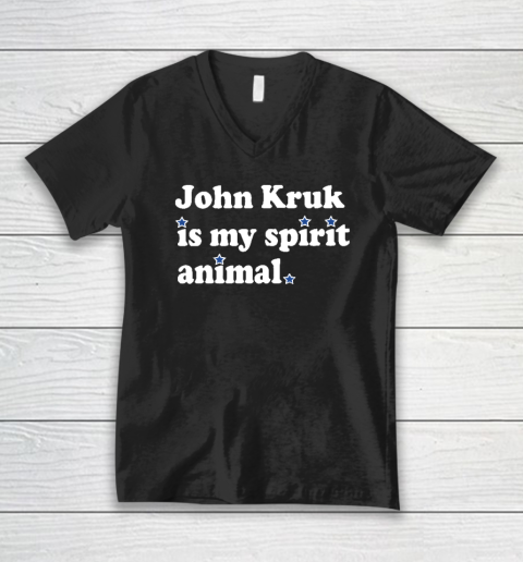 Johnkruk John Kruk Is My Spirit Animal V-Neck T-Shirt