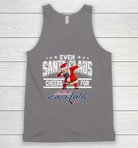 Washington Capitals Even Santa Claus Cheers For Christmas NHL Tank Top 6
