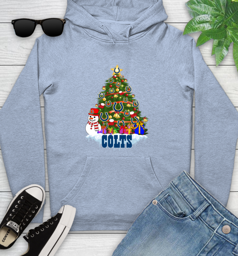 Indianapolis Colts Merry Christmas NFL Football Sports Youth Hoodie 10