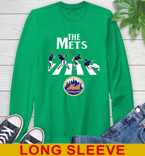 MLB Baseball New York Mets The Beatles Rock Band Shirt Long Sleeve T-Shirt 8