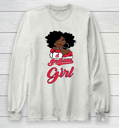 Cleveland Indians Girls Girl MLB Long Sleeve T-Shirt 12