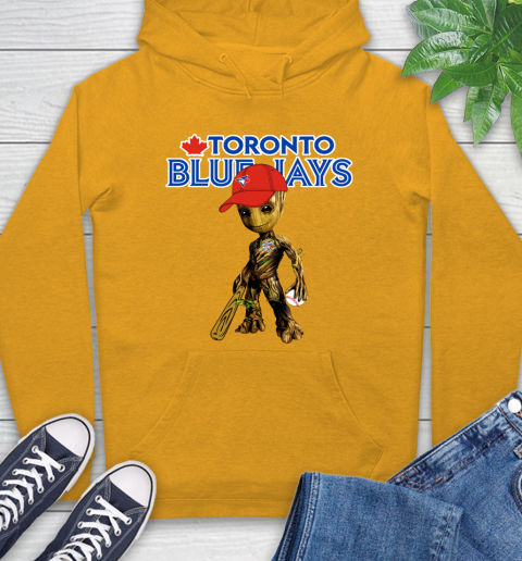 MLB Toronto Blue Jays Groot Guardians Of The Galaxy Baseball Hoodie 3