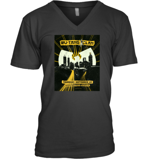 Wu Tang Clan Atlanta September 22, 2022 V-Neck T-Shirt
