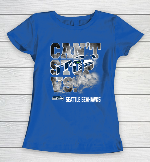 NFL Seattle Seahawks Can't Stop Vs Women's T-Shirt 9 NFL Seattle Seahawks Can't Stop Vs Women's T-Shirt - Image 9