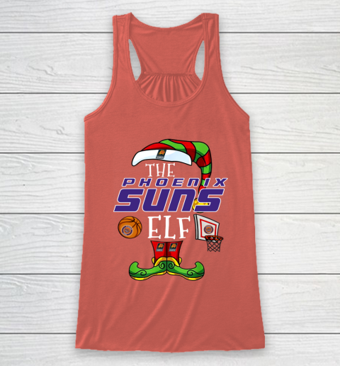 Phoenix Suns Christmas ELF Funny NBA Racerback Tank 3