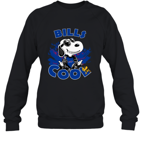 Buffalo Bills Snoopy Joe Cool We're Awesome Sweatshirt