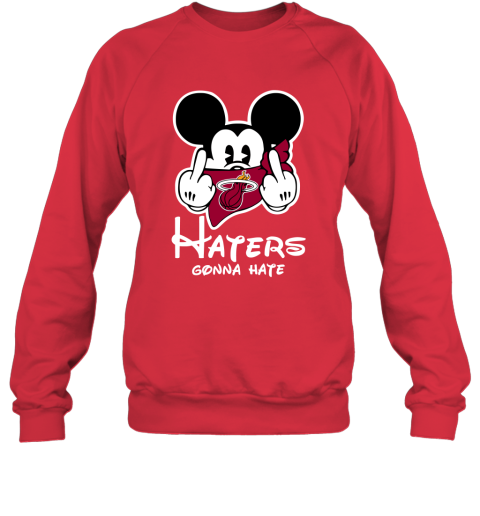 NBA Miami Heat Haters Gonna Hate Mickey Mouse Disney Basketball T