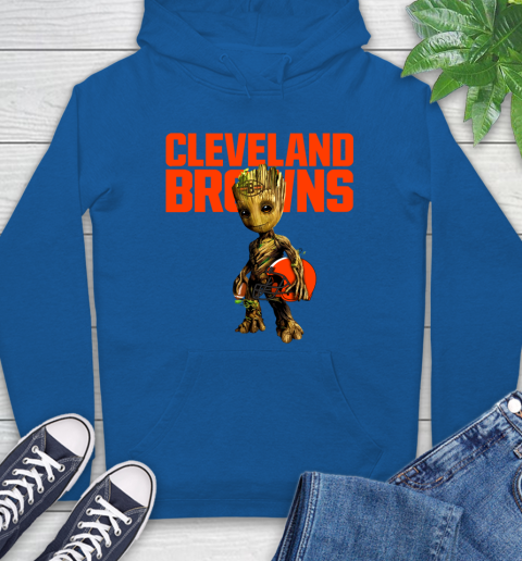 Cleveland Browns NFL Football Groot Marvel Guardians Of The Galaxy Hoodie 9