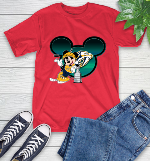 NHL Nashville Predators Stanley Cup Mickey Mouse Disney Hockey T Shirt T-Shirt 10