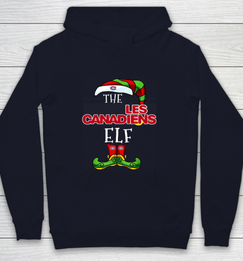Montreal Canadiens Christmas ELF Funny NHL Youth Hoodie 2