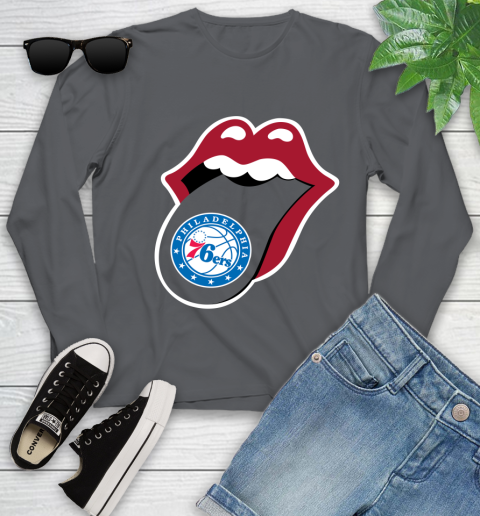 Philadelphia 76ers NBA Basketball Lips I Root For My Team Adoring Fan 132