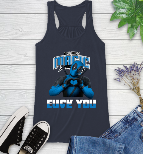 NBA Orlando Magic Deadpool Love You Fuck You Basketball Sports Racerback Tank 10