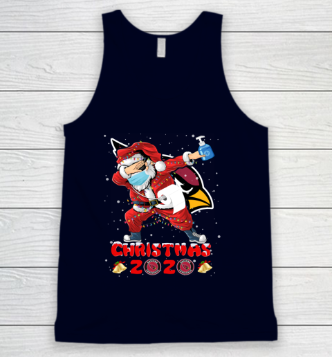 Arizona Cardinals Funny Santa Claus Dabbing Christmas 2020 NFL Tank Top 2