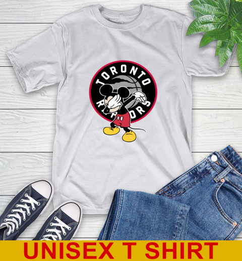 Toronto Raptors NBA Basketball Dabbing Mickey Disney Sports T-Shirt 12