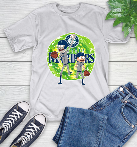 MLB Seattle Mariners Rick And Morty Baseball Sports T-Shirt 12