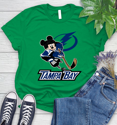 NHL Tampa Bay Lightning Mickey Mouse Disney Hockey T Shirt Women's T-Shirt 6