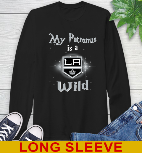 NHL Hockey Harry Potter My Patronus Is A Los Angeles Kings Long Sleeve T-Shirt