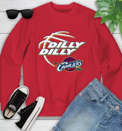 NBA Cleveland Cavaliers Dilly Dilly Basketball Sports Youth Sweatshirt 9