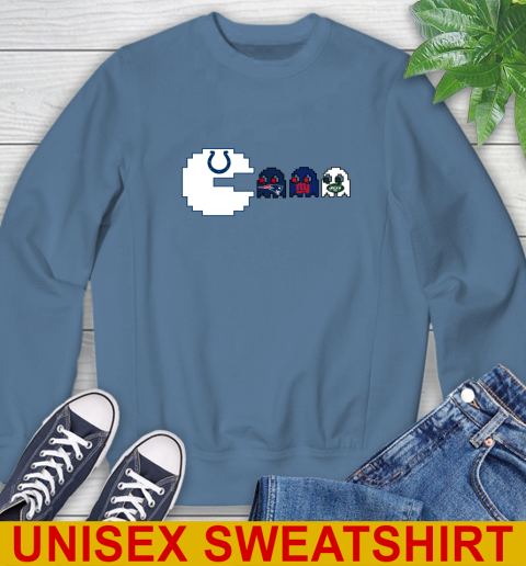 Indianapolis Colts NFL Football Pac Man Champion Sweatshirt 8