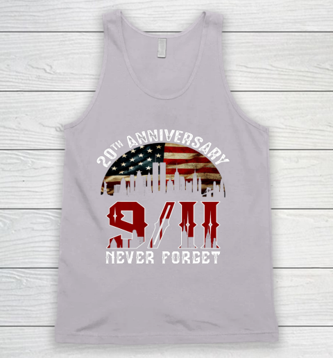 Never Forget 9 11 20th Anniversary Patriot Day 2021 Tank Top 3