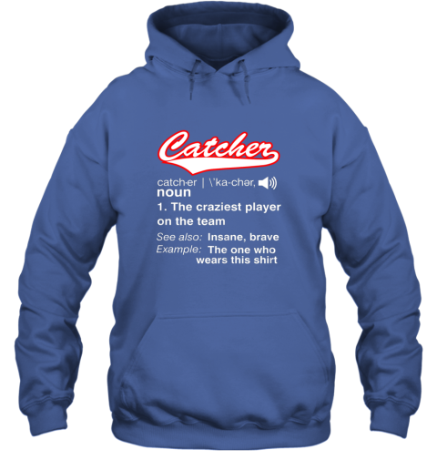 wjor softball baseball catcher shirtvintage funny definition hoodie 23 front royal