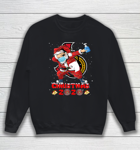 Ottawa Senators Funny Santa Claus Dabbing Christmas 2020 NHL Sweatshirt