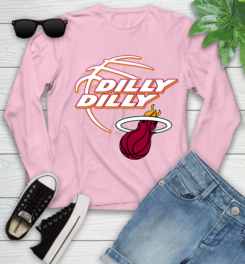 NBA Miami Heat Dilly Dilly Basketball Sports Youth Long Sleeve 10