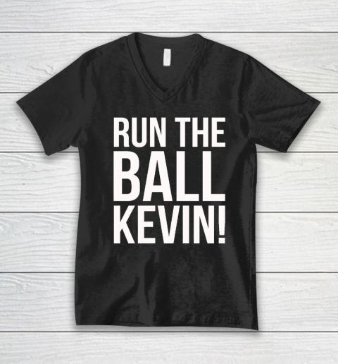 Run The Ball Kevin V-Neck T-Shirt