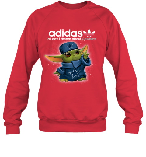 Baby Yoda Adidas All Day I Dream About Dallas Cowboys - Rookbrand