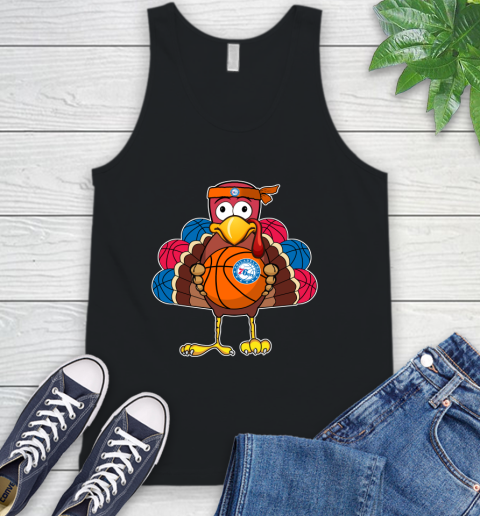 Philadelphia 76ers Turkey thanksgiving day Tank Top 2