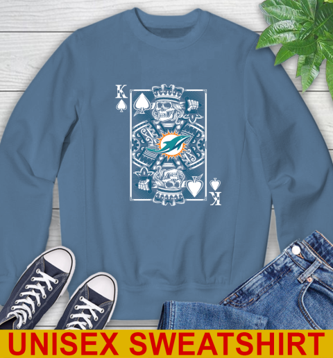 Miami Dolphins NFL Football The King Of Spades Death Cards Shirt Sweatshirt 10