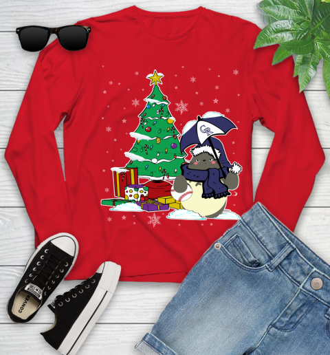 Colorado Rockies MLB Baseball Cute Tonari No Totoro Christmas Sports Youth Long Sleeve 11
