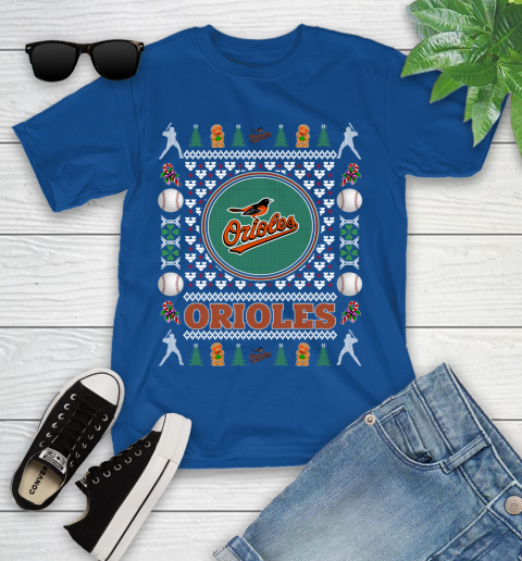 Baltimore Orioles Merry Christmas MLB Baseball Loyal Fan Ugly Shirt 111