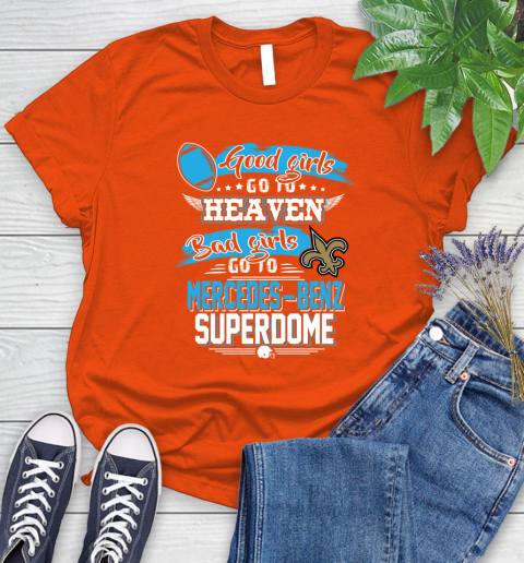 New Orleans Saints NFL Bad Girls Go To Mercedes Benz Superdome Shirt Women's T-Shirt 3