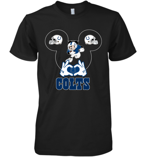 I Love The Colts Mickey Mouse Indianapolis Colts Premium Men's T-Shirt