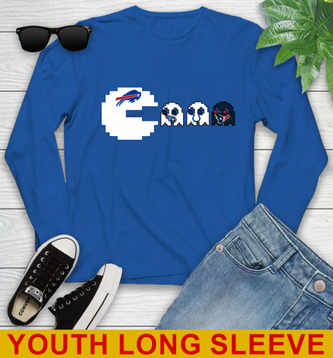 Buffalo Bills NFL Football Pac Man Champion Youth Long Sleeve 10