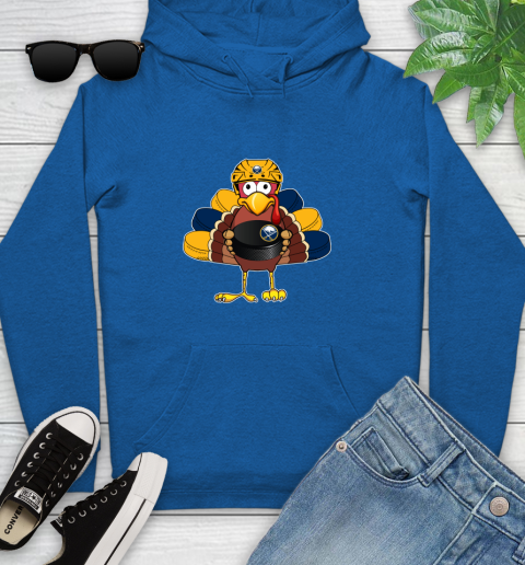 Buffalo Sabres Turkey Thanksgiving Day Youth Hoodie 9