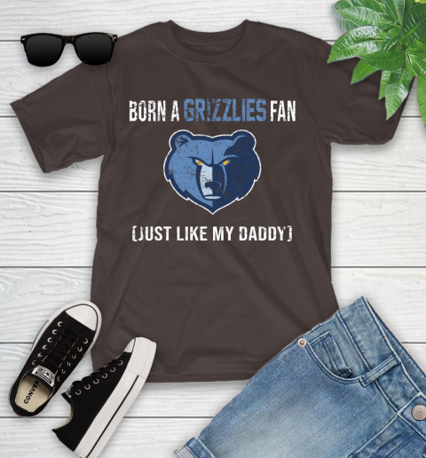 NBA Memphis Grizzlies Loyal Fan Just Like My Daddy Basketball Shirt Youth T-Shirt 6