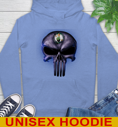 Boston Celtics NBA Basketball Punisher Skull Sports Hoodie 11