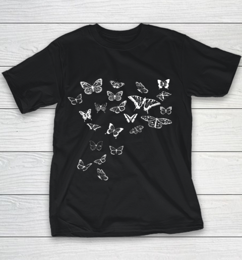 Butterfly Cottagecore Dark Academia Goblincore Aesthetic Youth T-Shirt