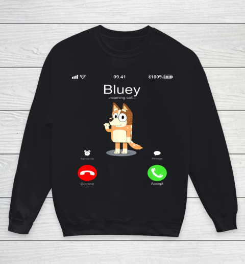 Blueys is Calling Funny Iphone Youth Sweatshirt