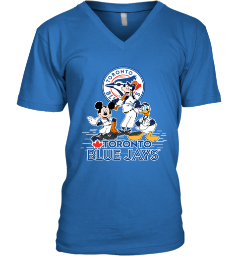 MLB Toronto Blue Jays Mickey Mouse Donald Duck Goofy Baseball T Shirt