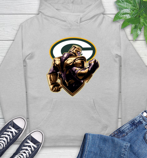 NFL Thanos Avengers Endgame Football Sports Green Bay Packers Hoodie 6