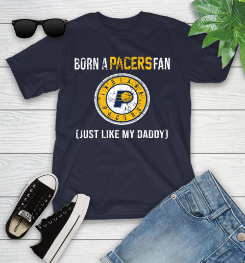 NBA Indiana Pacers Loyal Fan Just Like My Daddy Basketball Shirt Youth T-Shirt 2