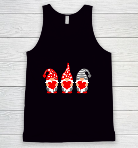 Gnomes Hearts Valentine Day Shirts For Couple Tank Top