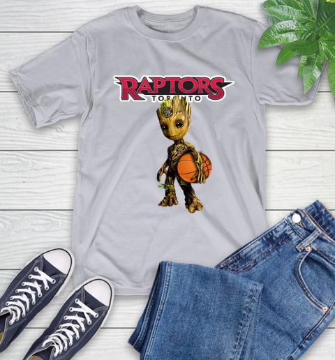 Toronto Raptors NBA Basketball Groot Marvel Guardians Of The Galaxy T-Shirt 6