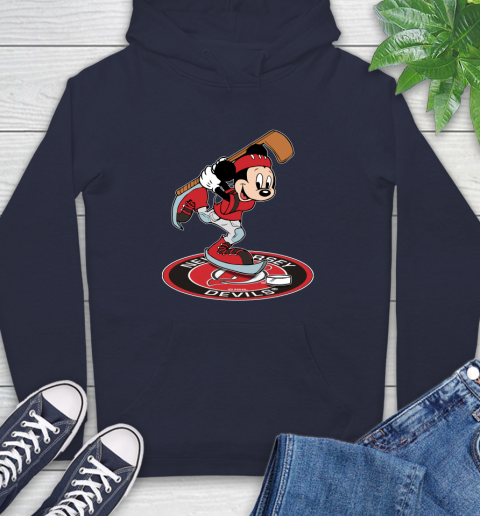 NHL Hockey New Jersey Devils Cheerful Mickey Disney Shirt Hoodie 4