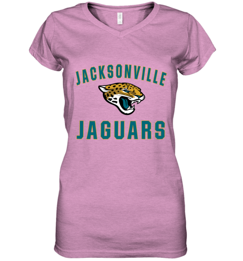 Jacksonville Jaguars Nfl Line By Fanatics Branded Vintage Victory Women's V-Neck T-Shirt