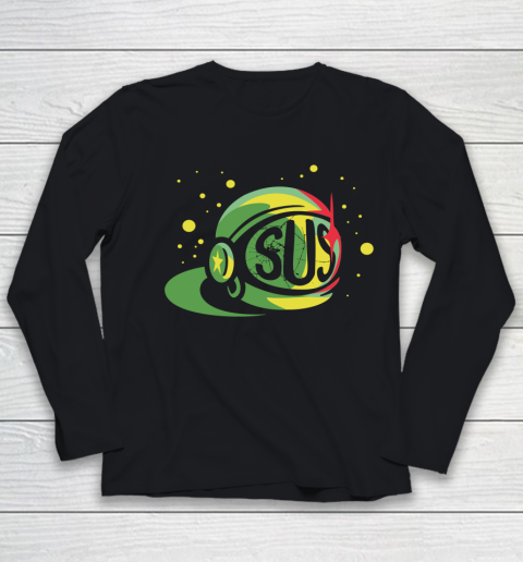AH Dont Be SUS (lime) Among US Youth Long Sleeve