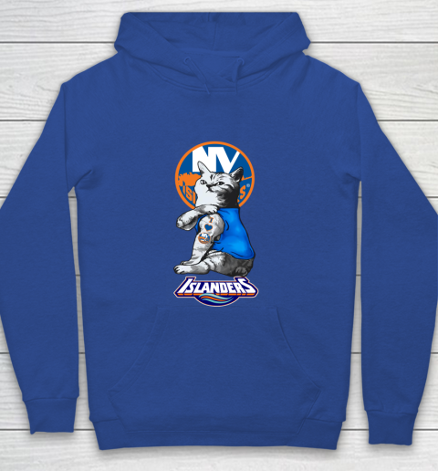 NHL My Cat Loves New York Islanders Hockey Youth Hoodie 6